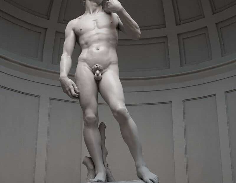 Naked art Michelangelo Sculptures David