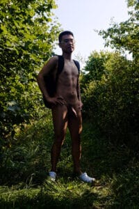 Naked Outdoor shoot in Nymphenburg 13