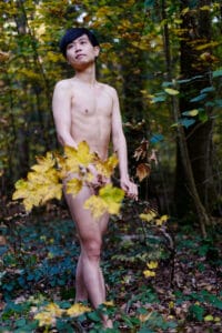 Naked Outdoor in the woods 26